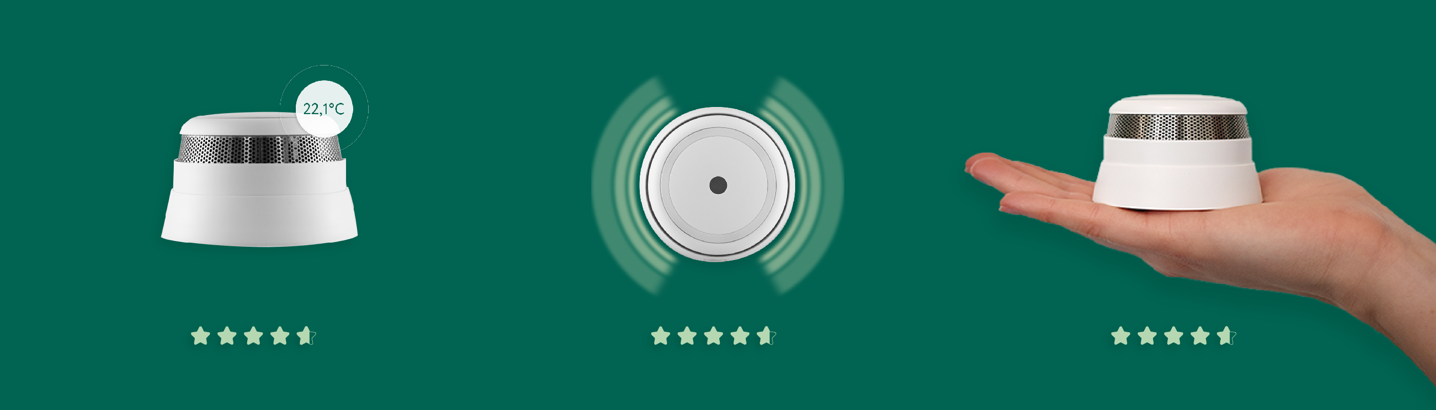 Zigbee smoke alarm from frient